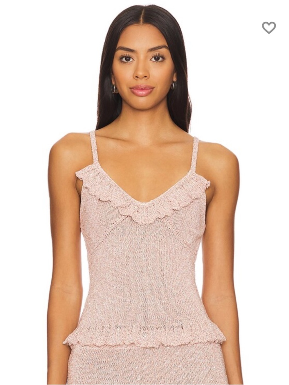 Asta Resort Michaela Cami Top in Sequin Knit